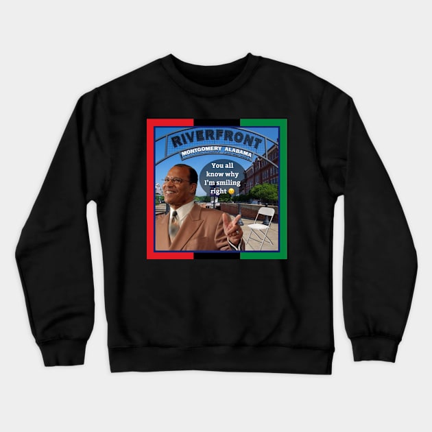 Montgomery Alabama Riverfront Brawl Crewneck Sweatshirt by Afroditees